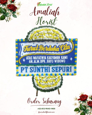 Papan Bunga Duka di Banyuputih