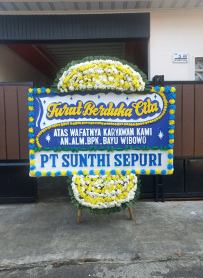 Papan Bunga Duka di Banyuputih
